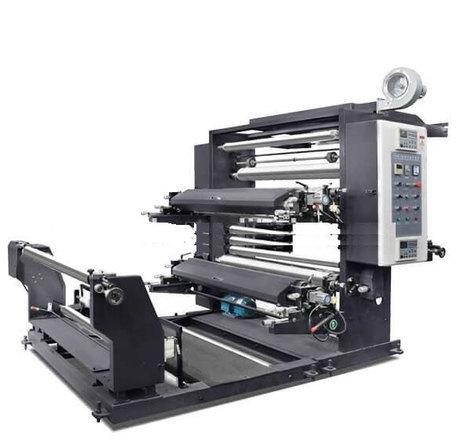 Roll To Roll Two Color Flexographic Printing Machine