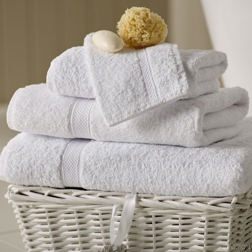 Microfiber Hotel Bath Linen, Color : White