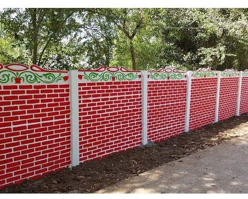 Cement Polished Folding Compound Wall, for Construction, Pattern : Plain