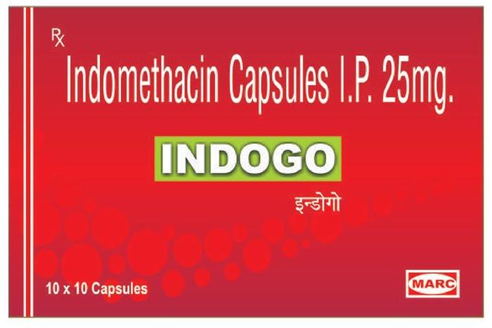 Indomethacin 25 mg Capsules