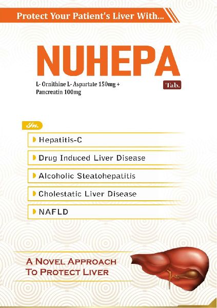 L-Ornithine, L-Aspartate & Pancreatin, Form : Tablets