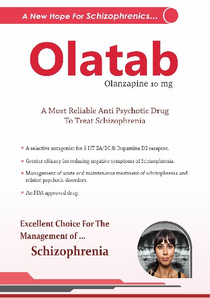 Olanzapine 10mg/ 2.5mg /20 mg