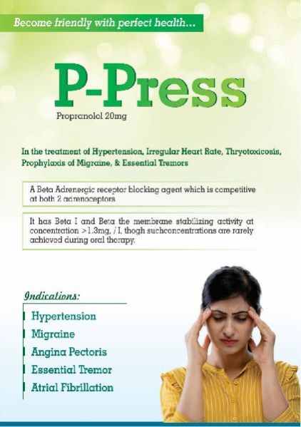 P-Press Propranolol Tablet