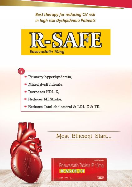 R-Safe Rosuvastatin Capsules, Form : Tablets