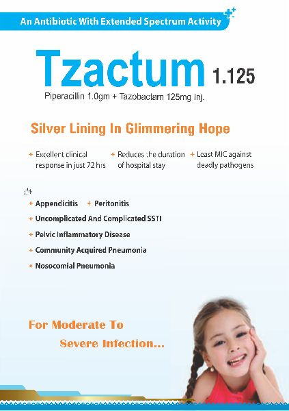 Tzactum Piperacillin & Tazobactam Injection