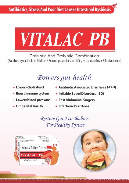 Vitalac PB Prebiotic And Probiotic Capsules