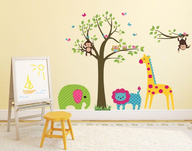 Wall Stickers, for Home, Feature : Durable, Dynamic Color, Waterproof