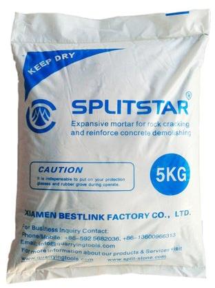 Splitstar Rock Cracking Expansive Mortar, Purity : 99 %