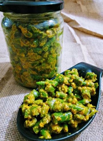 Chopped Green Chilli Pickle