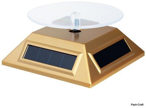 Plastic Rotating Display Stand, Color : Golden