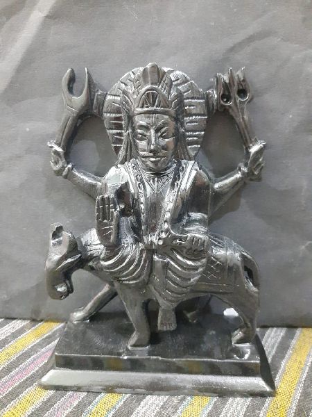 Black Marble Shani Dev Statue