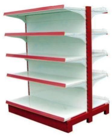 Mild Steel Double Sided Display Rack for Showroom, Mall, Shop