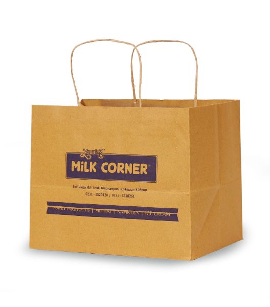 Paper bag with tie, paper bread bag, white paper bag for bread | Cake box  supplier, box wholesale, packaging supplier, custom make packaging |  Aboxshop.com