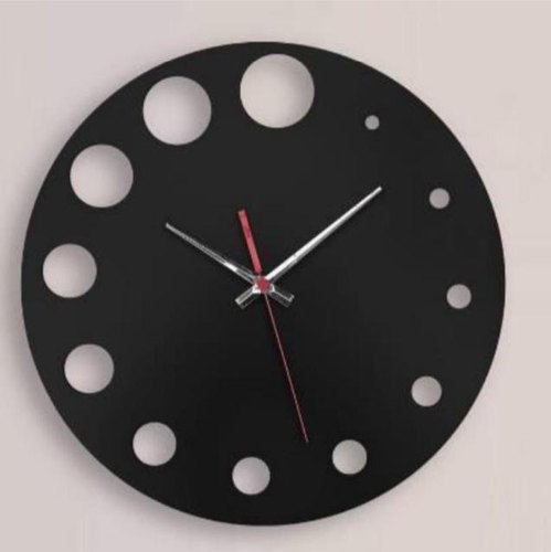 Black Wall Clock