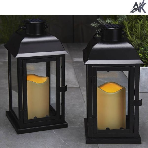 Metal Black Candle Lanterns, Size : Customized