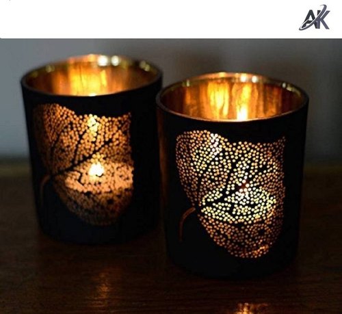 AK HANDICRAFTS Iron T-Light Candle Holder, for Decoration