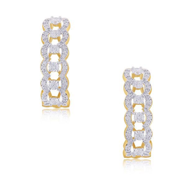 J Bali Diamond Earrings