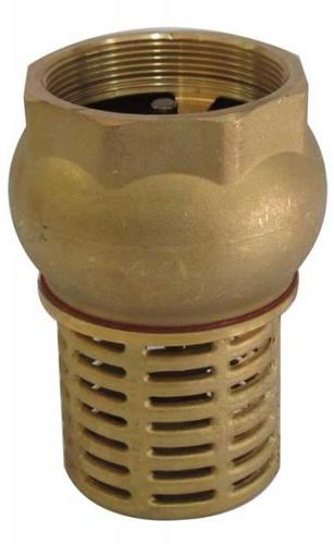 Coated Cast Iron / Stainless Steel Foot Valves, for Water Fitting, Overall Length : 6-10 Inch