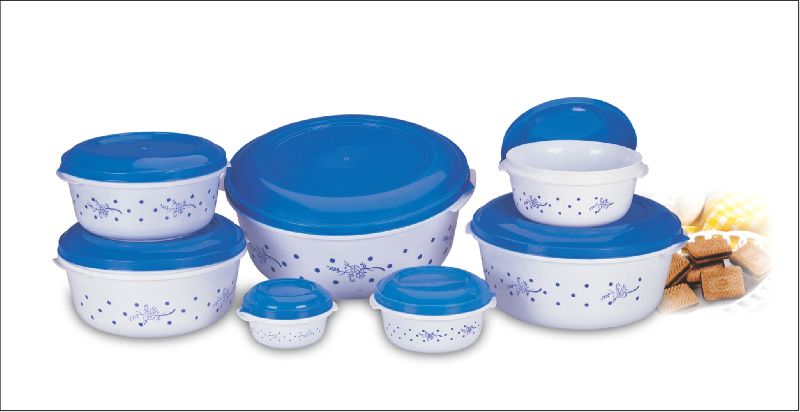 Printed Plastic Tiffin Set, Feature : Quality Tested, Stylish