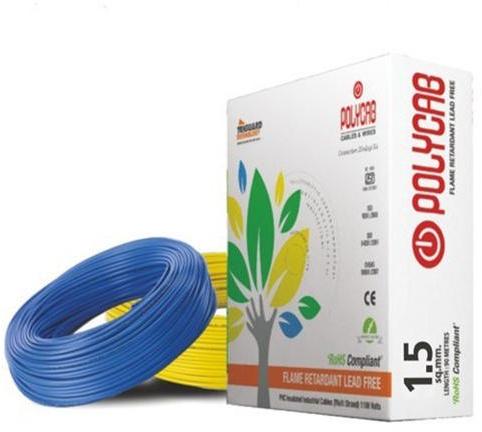 Polycab Wires, Color : Red, Yellow, Blue, Black, Green, Grey