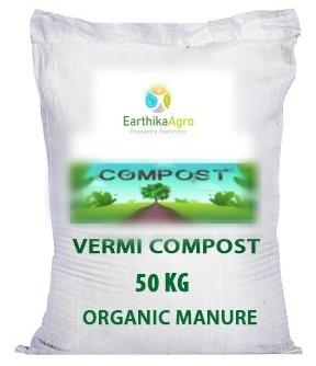Organic Vermicompost Fertilizer, for Agriculture, Packaging Type : Plastic Bag