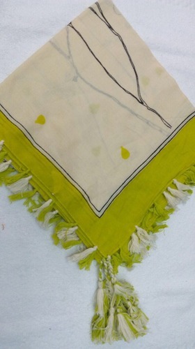 Plain Cotton head scarf, Size : 100 x 100 cm