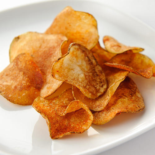 Spicy Potato Chips, for Use Snacks, Features : Good In Taste, Hygienically Packed