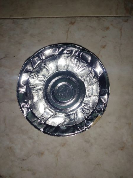 Silver paper plates