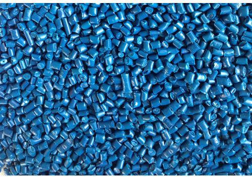 Blue PET Bottle Granules