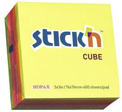 Stickn Memo Cube, Color : Neon