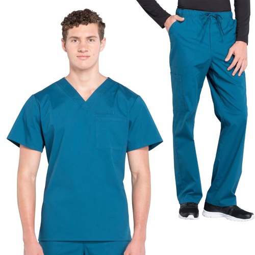 Stitched Half Sleeves Hospital Staff Uniform, for Comfortable, Technics : Lap died