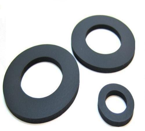 Round Nitrile Rubber Washer, Color : Black