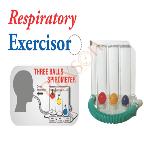 Manual MANUAL Plastic THREE BALLS Spirometers, for Diagnose Asthma Use