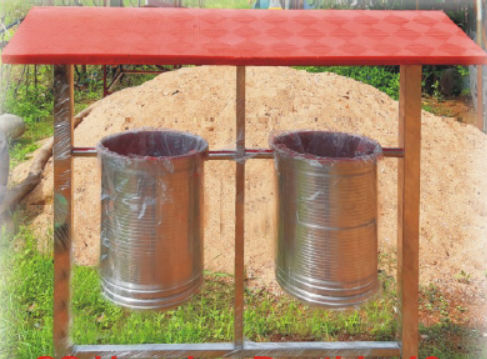 Stainless Steel SS Hanging Dustbin, for Outdoor, Feature : Fine Finished