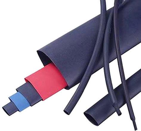 Flexible Polyolefin Tubing, Color : Black, Red, Blue Etc.