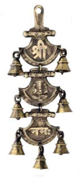 Brass Wall Hanging Namo Bell