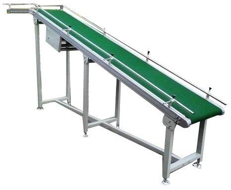 Polished Belt Conveyor, for Moving Goods, Belt Length : 20-30 Feet