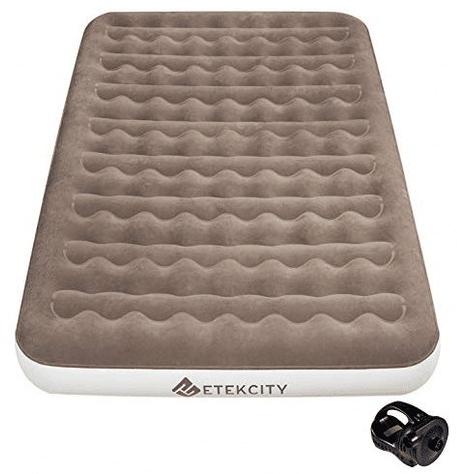 Mehar Healthcare PVC Air Bed Mattress, Color : Brown