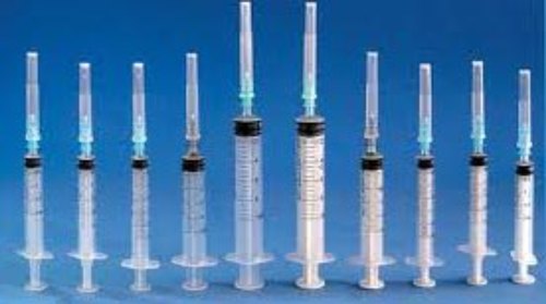 Plastic Disposable Syringe, for Clinical, Hospital, Packaging Type : Paper Box