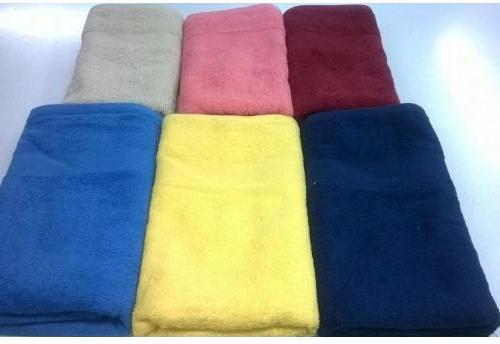 Mauria Rectangular Cotton Dyed Hotel Towel, Packaging Type : Box