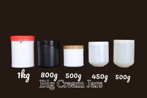 Kripa Big Cream Jar, Color : White