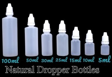 Natural Dropper Bottles