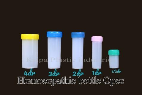 Homeopathic bottles opec, Color : White