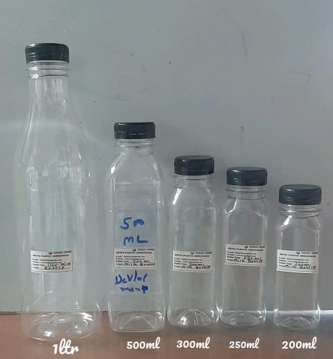 Plastic Juice Bottle, Color : Transparent
