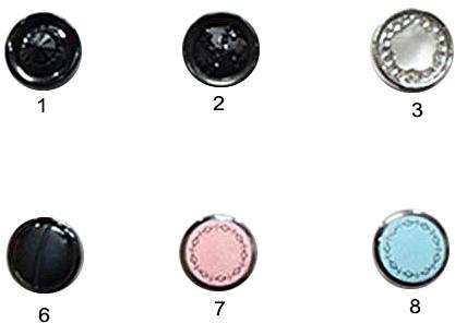 Nylon Buttons, Color : Multi Color