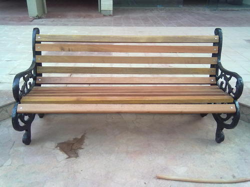 Wooden Outdoor Bench, Size : 122x47x36 Cm