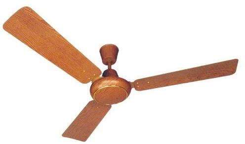 Woody Electric Ceiling Fan, Color : Brown