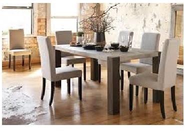 Wooden Double Pedestal Dining Table, Shape : Rectangular