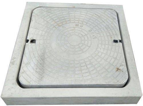 RCC Square Manhole Cover, for Construction, Size : Standard