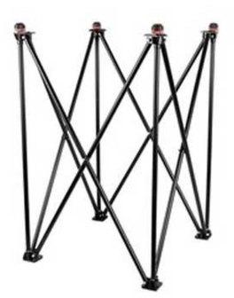 BPS Carrom Board Stand, Color : BLACK